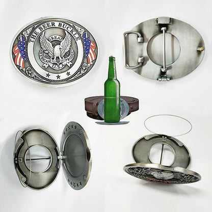 Stylish Beer Bottle Belt Buckle