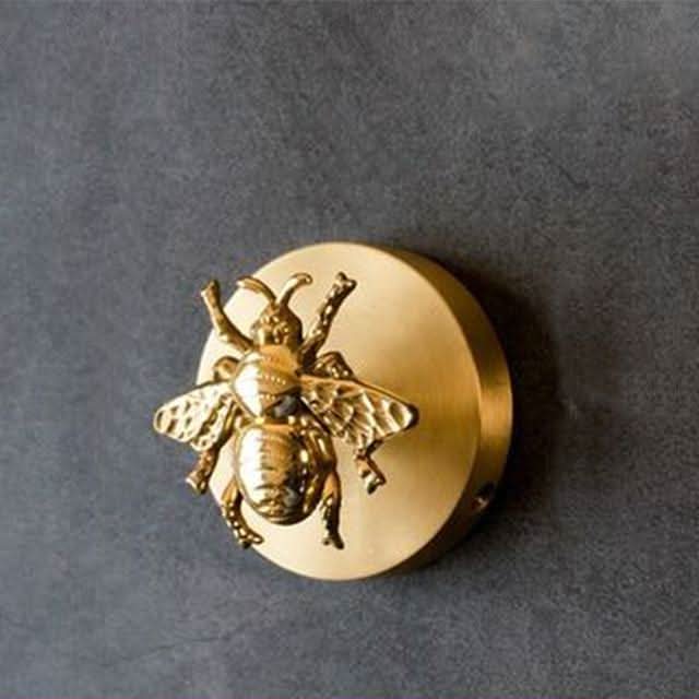 Stylish Animal Shaped Wall Hook Rack with Gold Finish