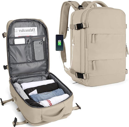 Practical Travel Backpack with USB Charger Port