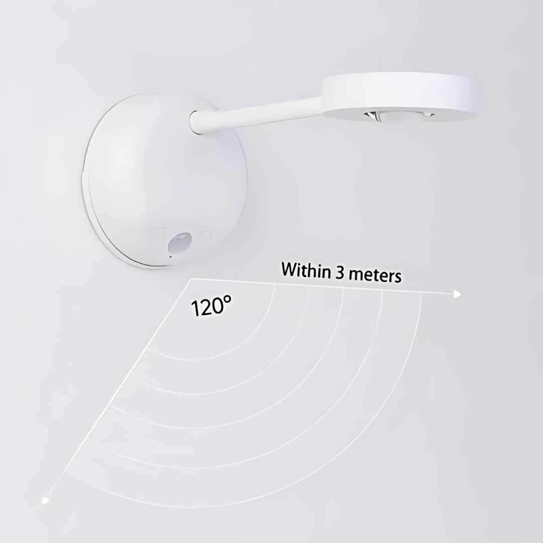 Motion Activated LED Security Light with Adjustable Arm