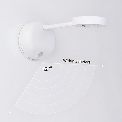 Motion Activated LED Security Light with Adjustable Arm