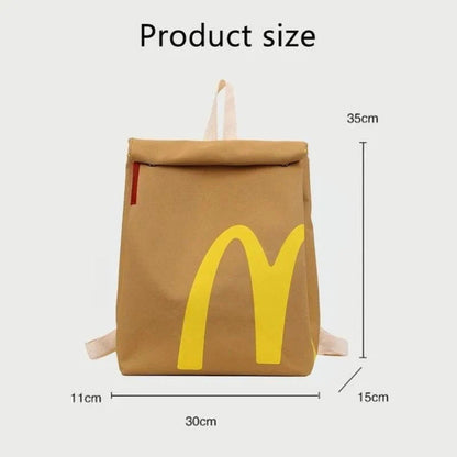 Fun Geometric Pattern School Backpack