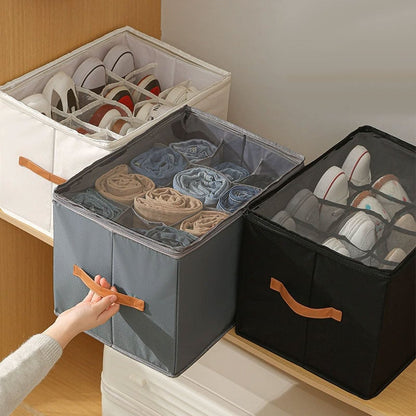 Fesara | Foldable Clear Top Shoe Storage Box