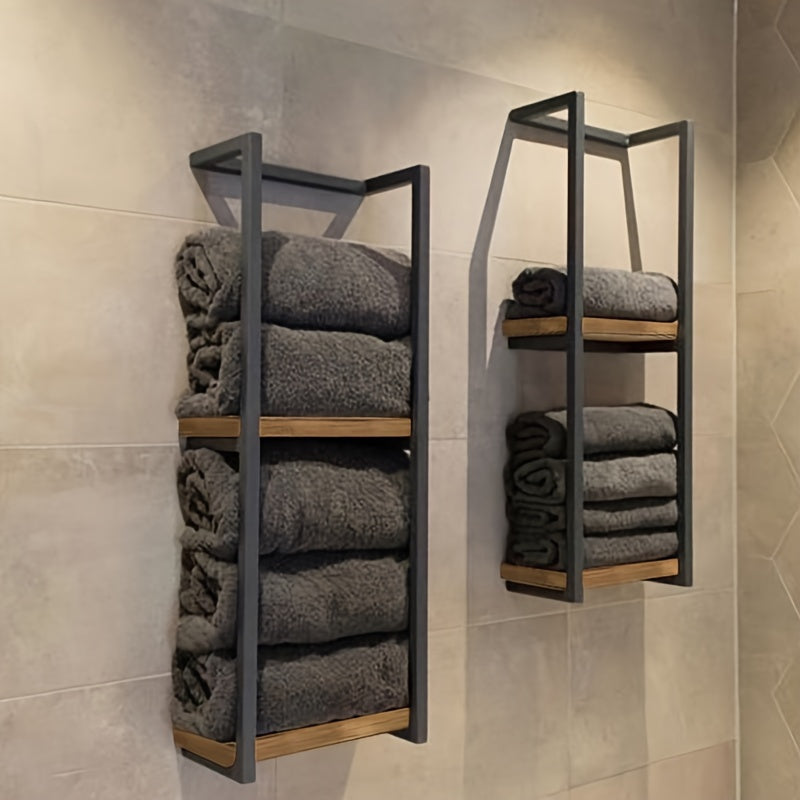 Compact Bathroom Towel Holder - Fesara