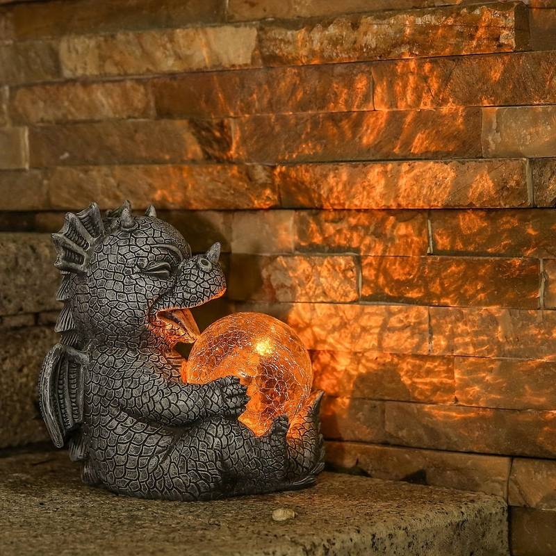 Stylish Dragon Table Lamp with Soft Warm Light