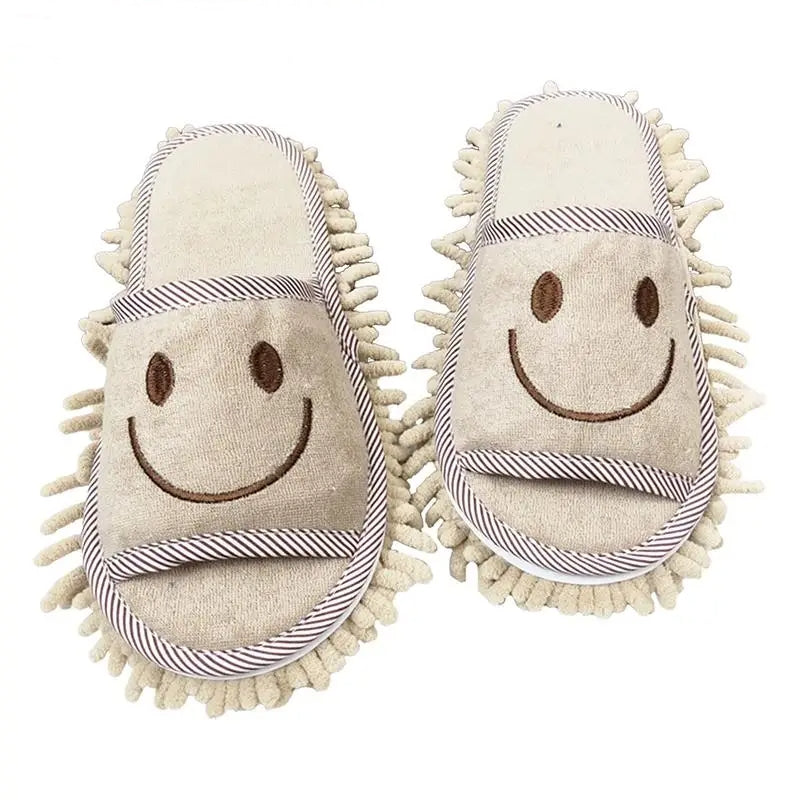Practical Floor Cleaning Mop Slippers