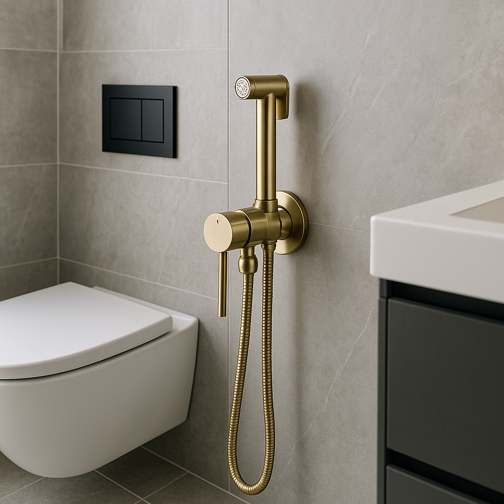 Hygienic Wall Mount Bidet Faucet Set