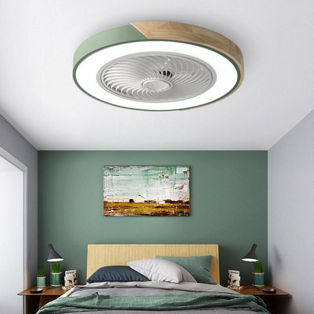 Modern LED Ceiling Fan Light with Remote Control