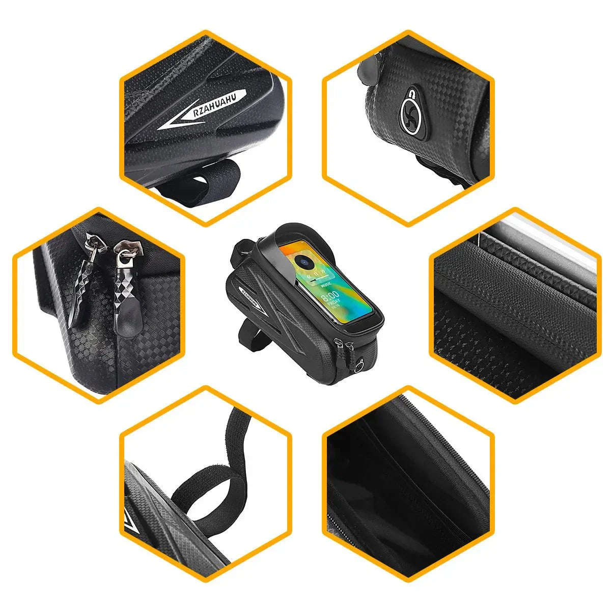 Waterproof Cycling Backpack with Phone Pocket & Audio Jack