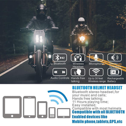 Compact Helmet Audio Headphones