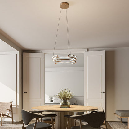 Elegant Metal Pendant Light - Fesara