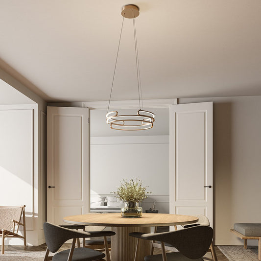 Elegant Metal Pendant Light - Fesara