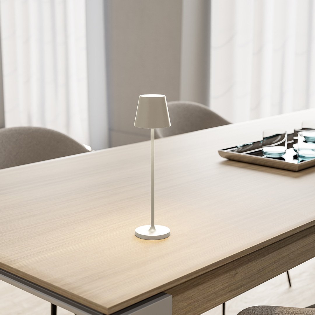 Compact LED Table Lamp with Touch Control