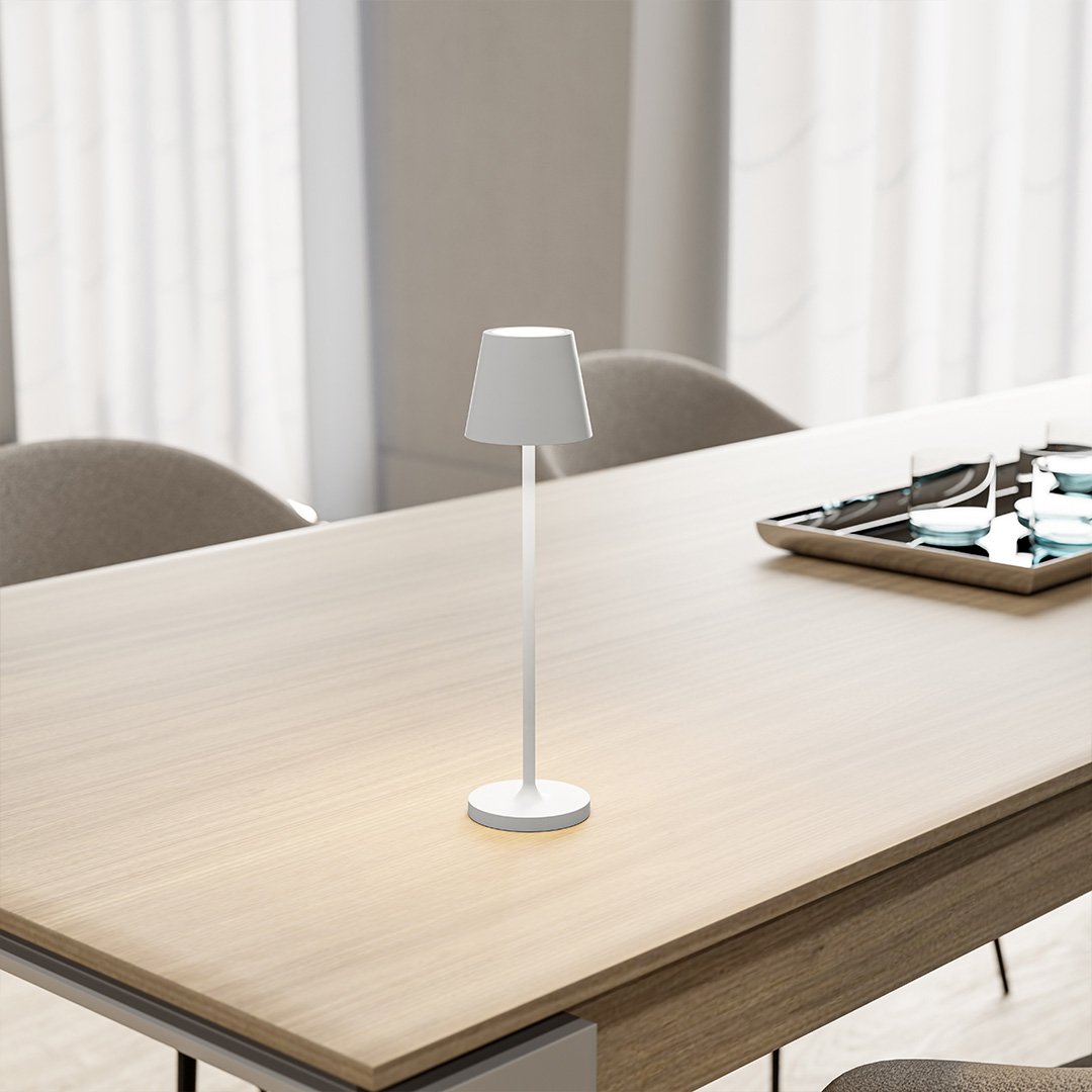 Compact LED Table Lamp with Touch Control