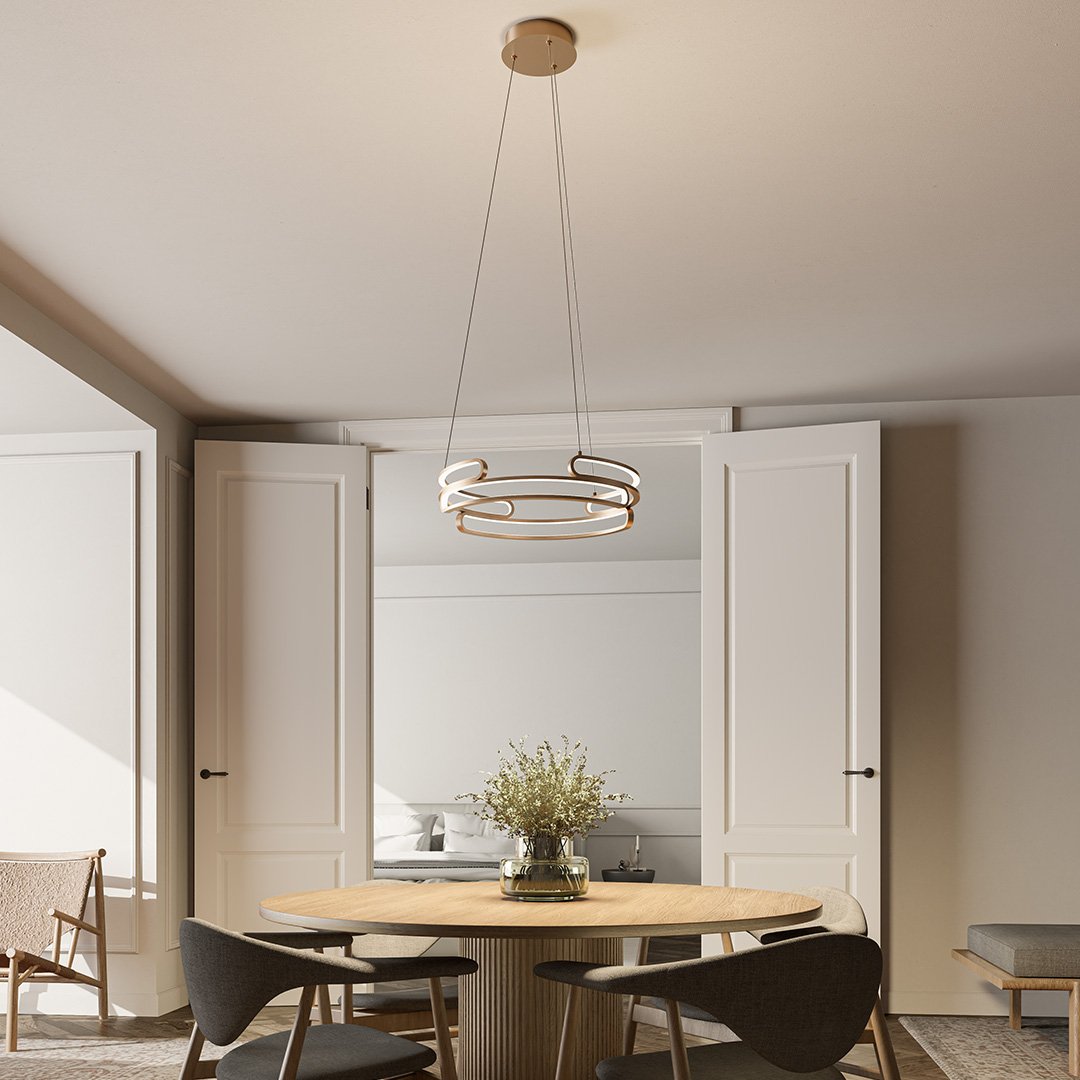 Elegant Metal Pendant Light