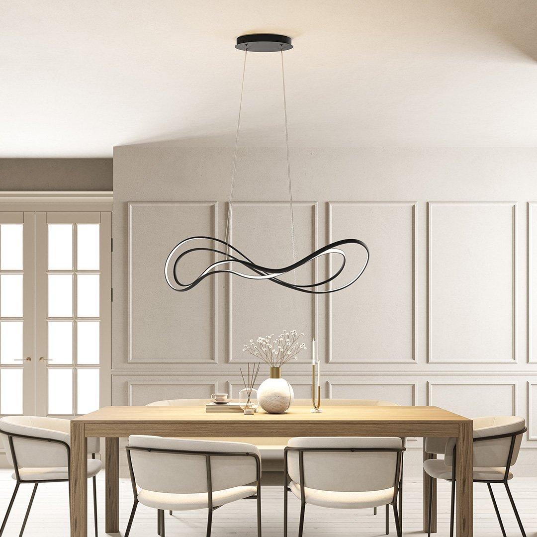 Bright LED Hanging Light with Soft Glow