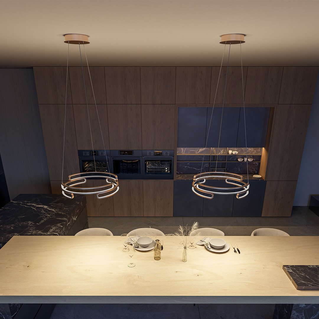 Elegant Metal Pendant Light