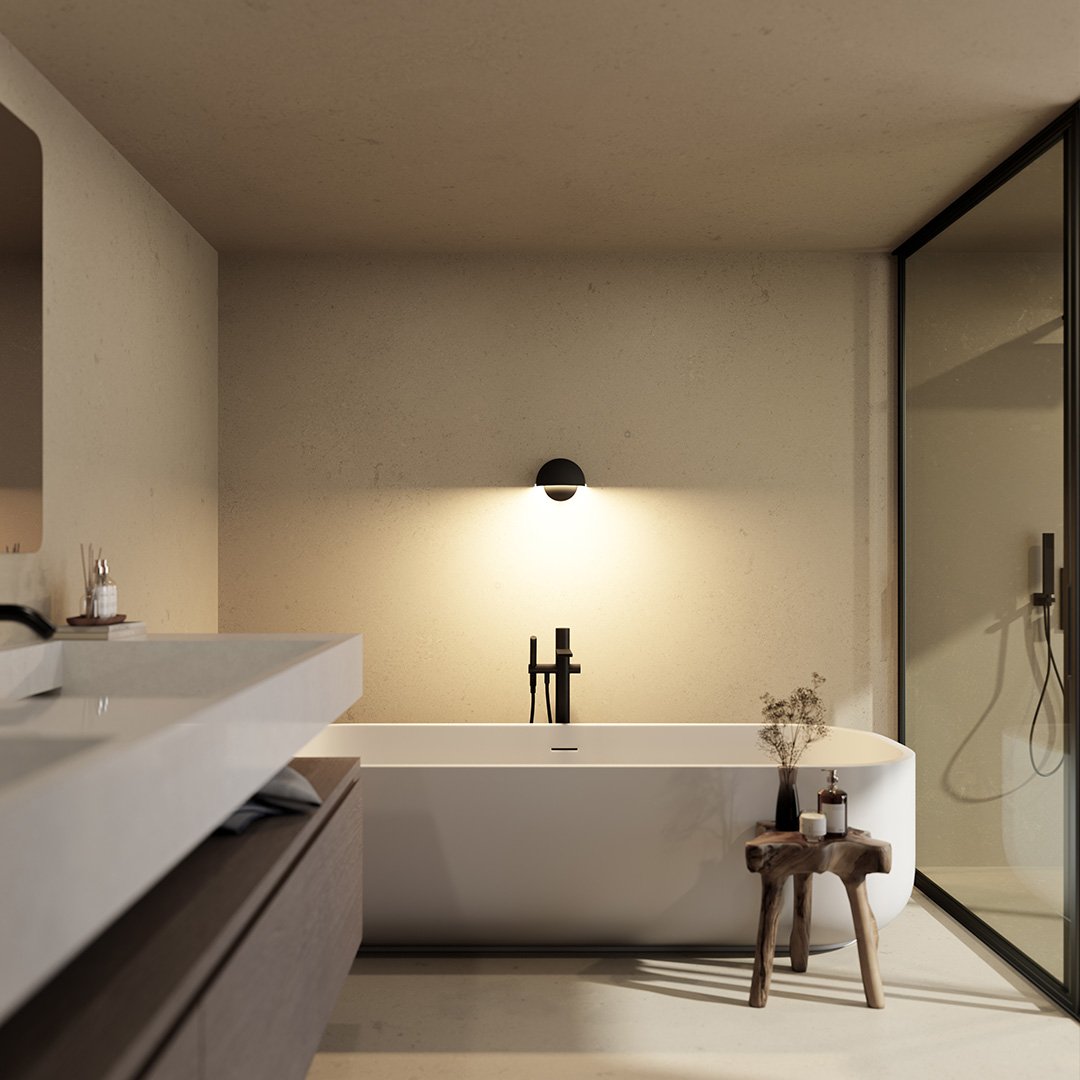 Bright LED Exterior Wall Lamp with Gentle Shine