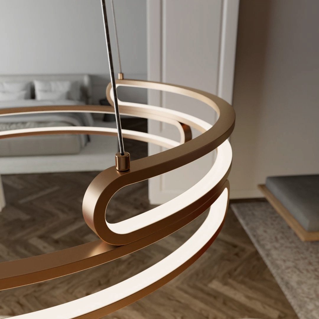 Elegant Metal Pendant Light