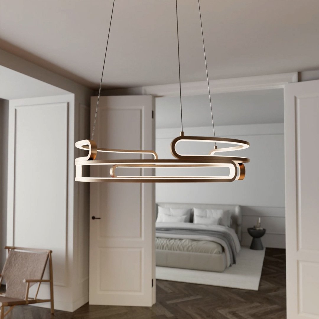 Elegant Metal Pendant Light