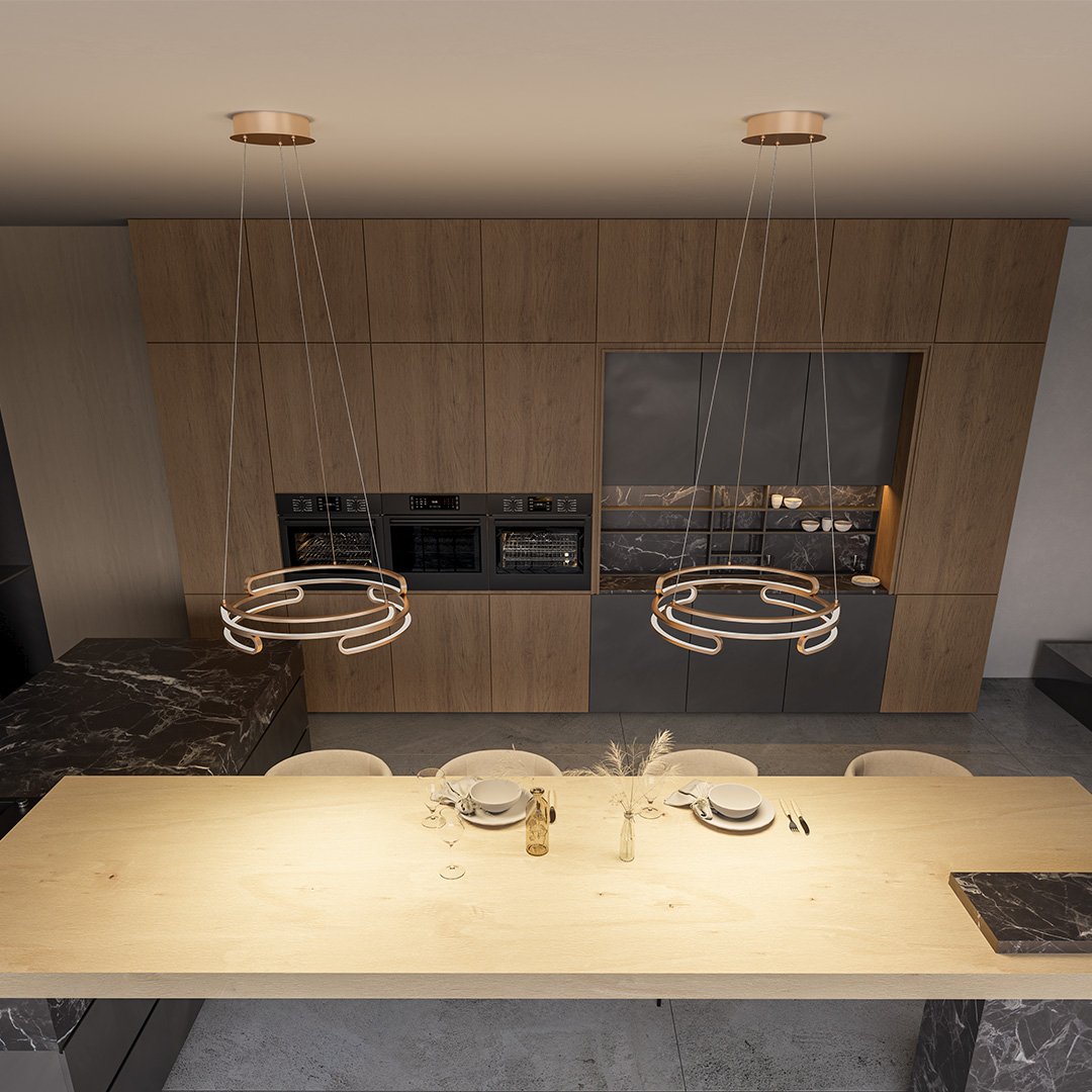 Elegant Metal Pendant Light