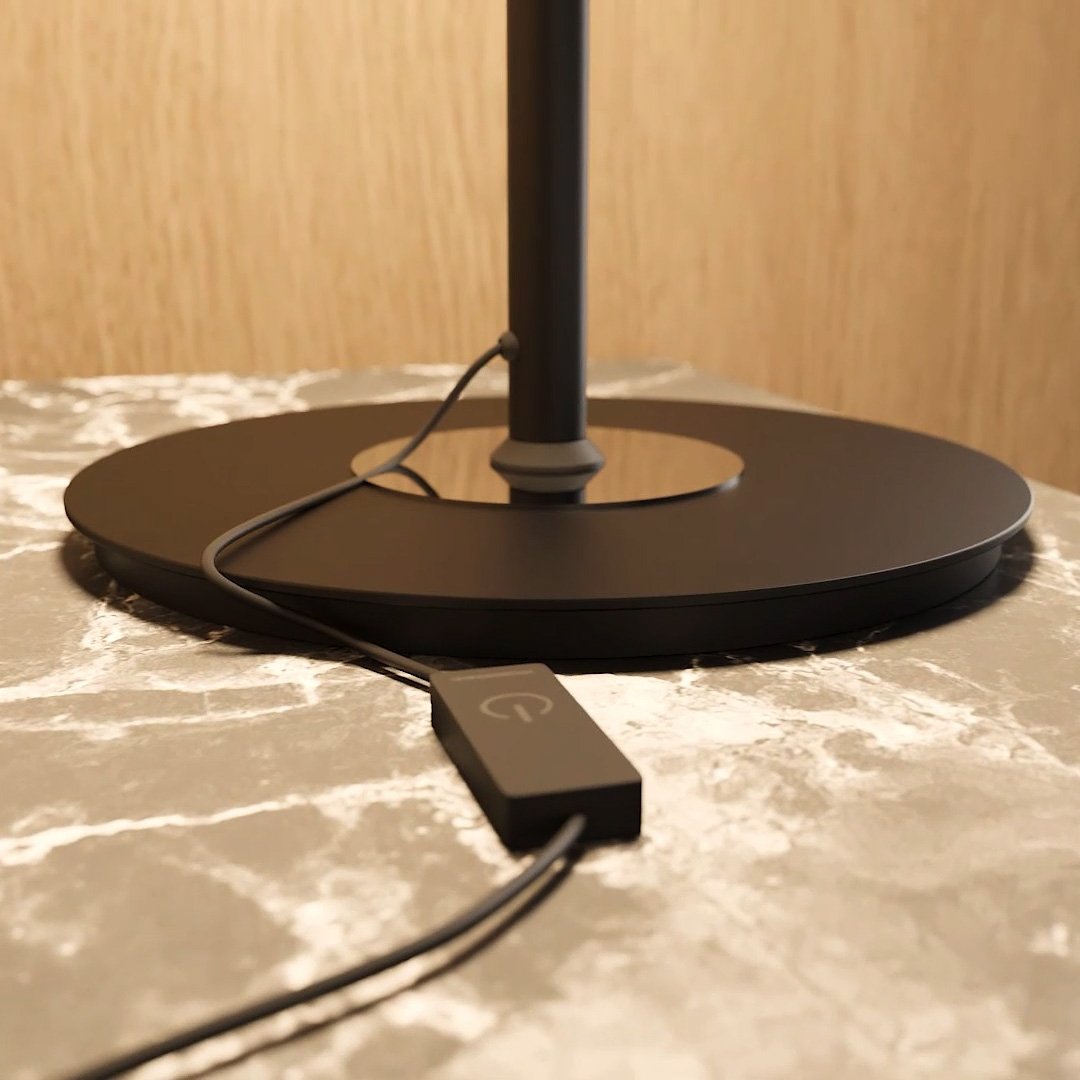 Sleek Glass Hanging Light