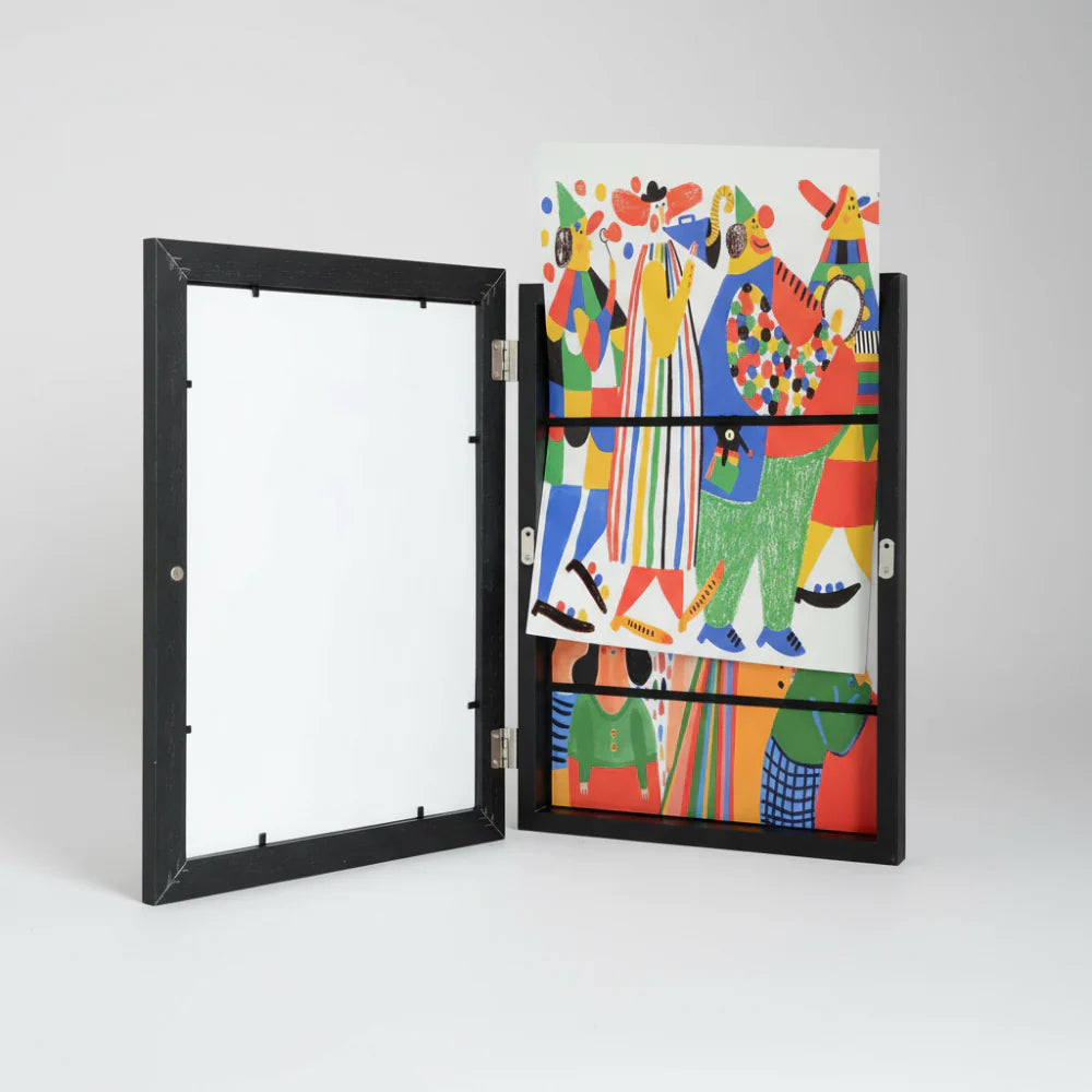 Kid's Artwork Picture Frame Storage Display