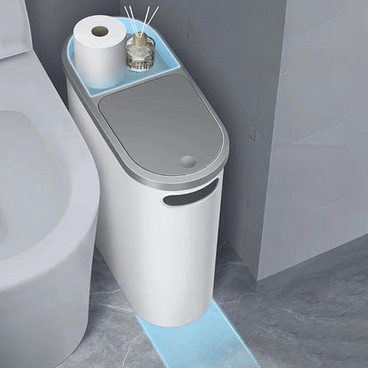 Big 10L Bathroom Trash Can Compact Design - Fesara