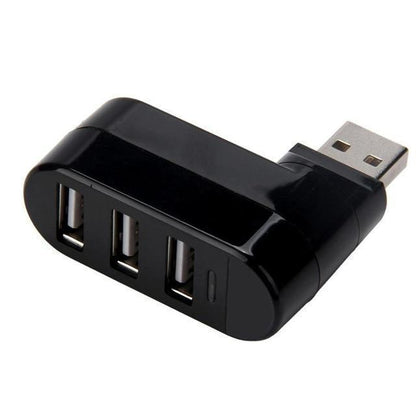 Flexible 180 Degree Swivel USB Adapter Hub