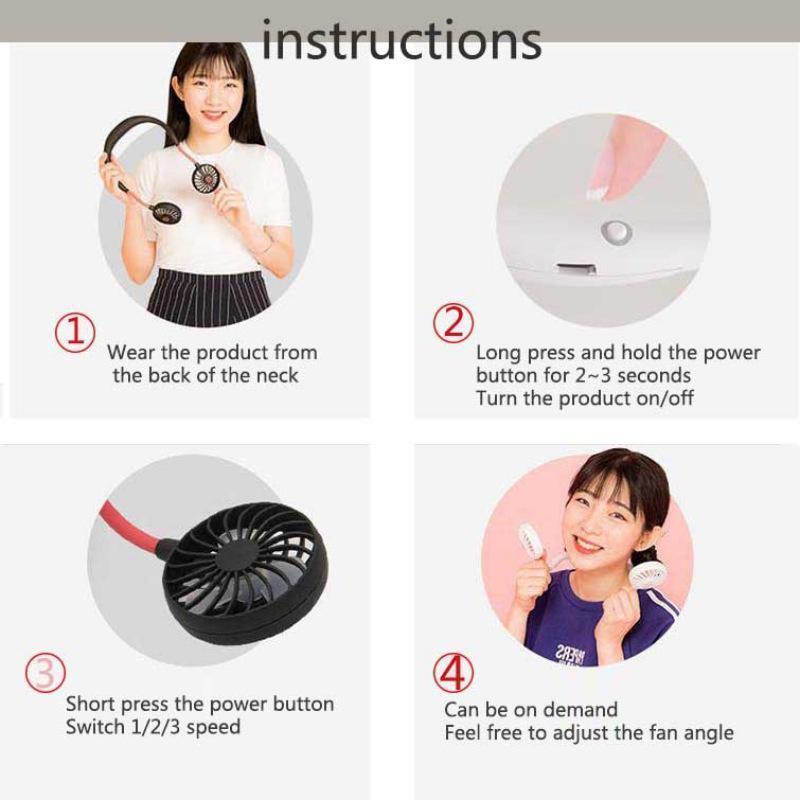 Cooling Neckband Portable Fan