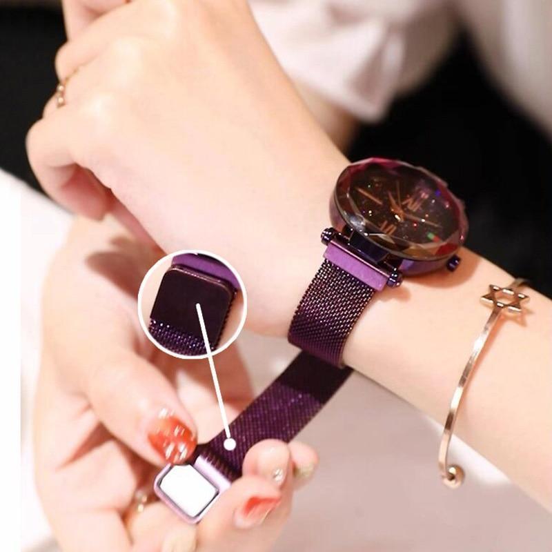Sparkling Chic Magnetic Style Watch