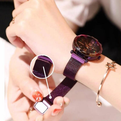 Sparkling Chic Magnetic Style Watch