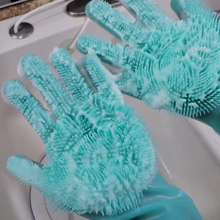 Exfoliating Heavy Duty Cleaning Gloves