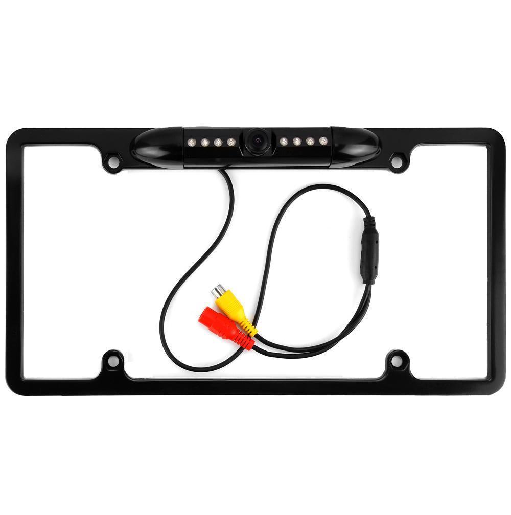 Wide Angle Car License Plate Camera Frame - Fesara