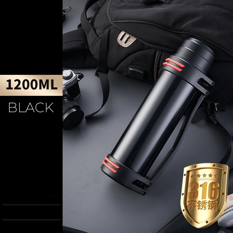 Large Insulated Stainless Steel Water Bottle - Fesara