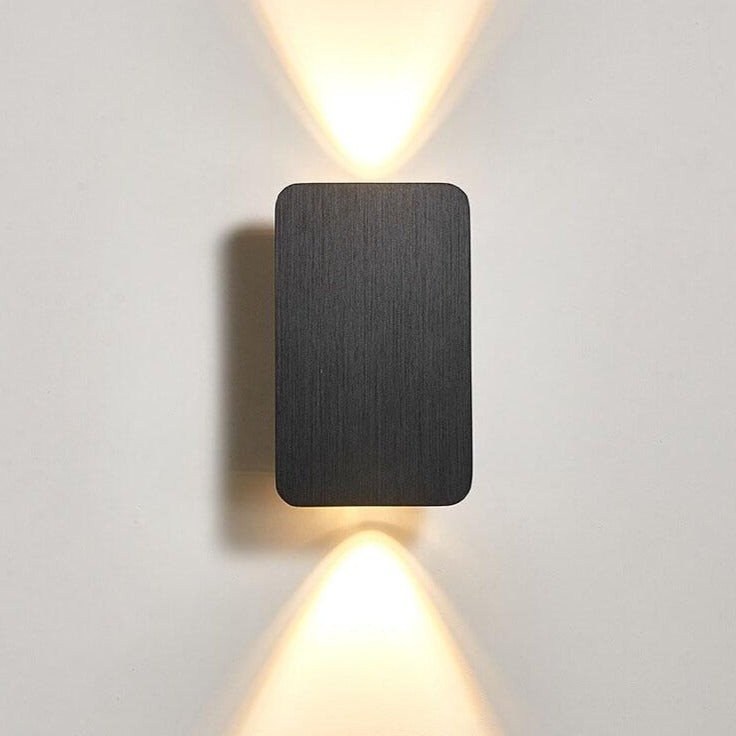 Simple Glass LED Wall Light 2 Pack