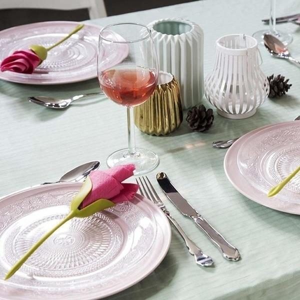 Colorful Floral Paper Napkin Holder
