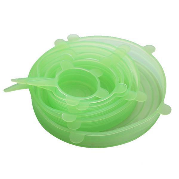 Fesara | Airtight Silicone Kitchen Storage Lids (6 Pack)