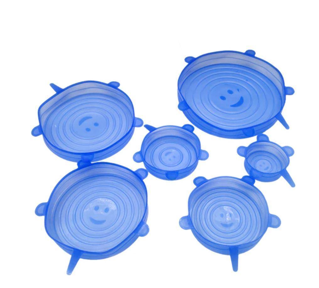 Fesara | Airtight Silicone Kitchen Storage Lids (6 Pack) - Fesara