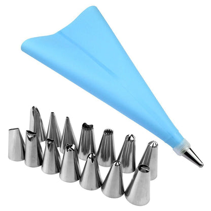 Deluxe Cake Decorating Tool Set (16pcs)