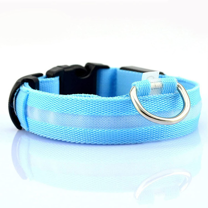 Glowing Rechargeable Pet Collar with LED Light - Fesara