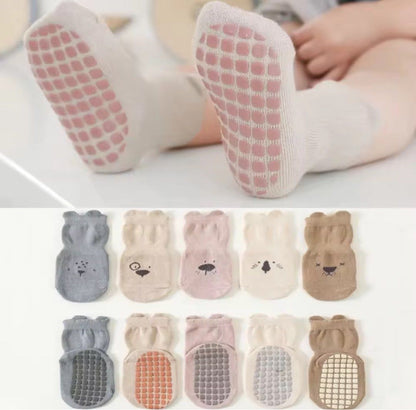 Grip Baby Socks 3-Pack Non Slip Toddler Socks