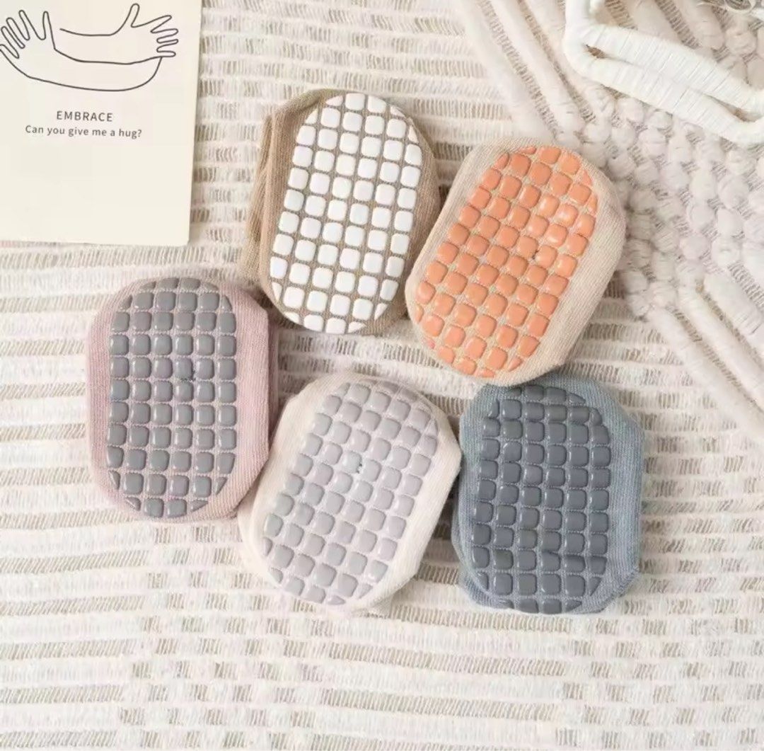 Grip Baby Socks 3-Pack Non Slip Toddler Socks