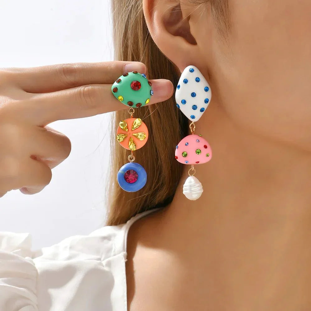 Fesara | Chic Bohemian Drop Earrings - Fesara