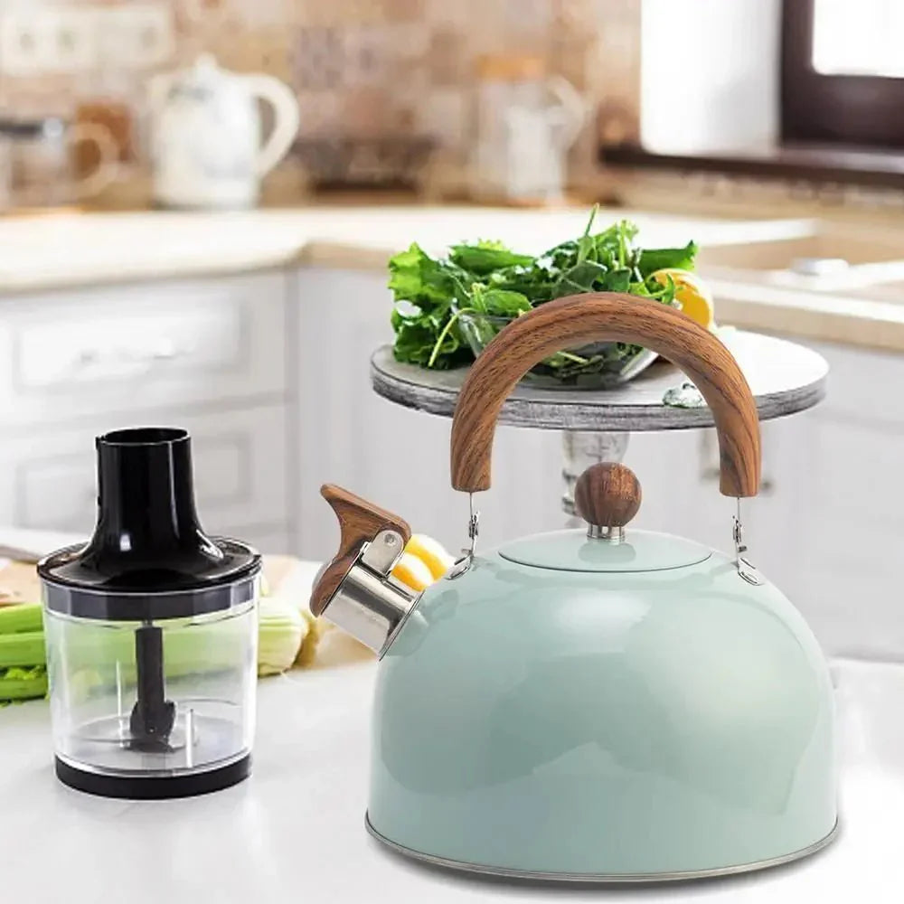 Fast Boil 3L Stainless Steel Whistling Kettle with Ergo Handle