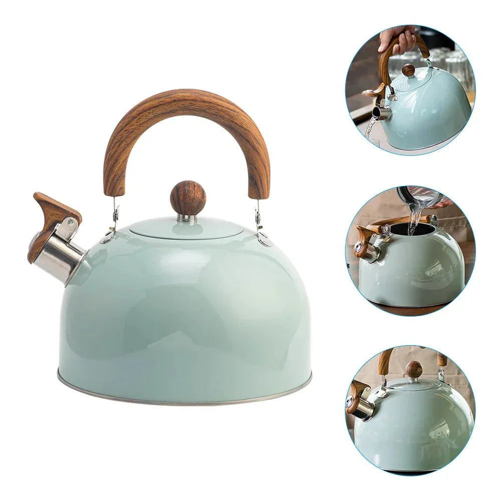 Fast Boil 3L Stainless Steel Whistling Kettle with Ergo Handle
