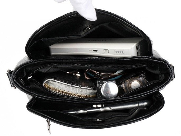 Chic Mini Leather Crossbody Purse