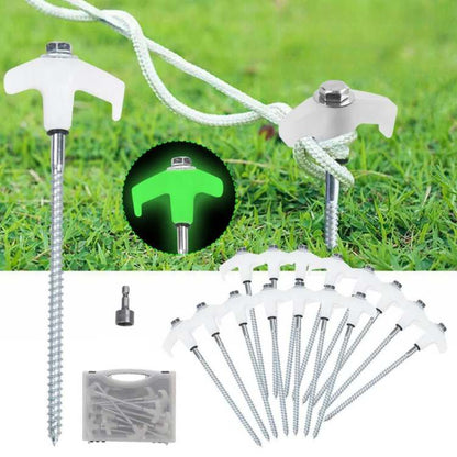 Secure Heavy Duty Tent Stakes - Fesara