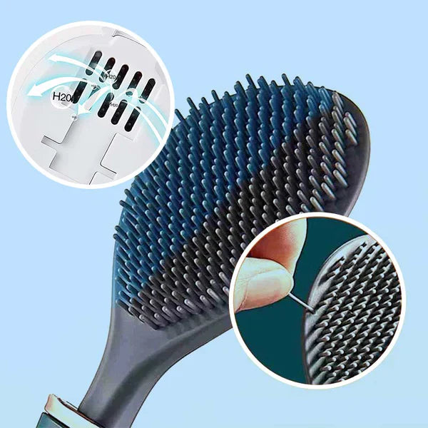 Sanitary Toilet Brush with Wall Holder