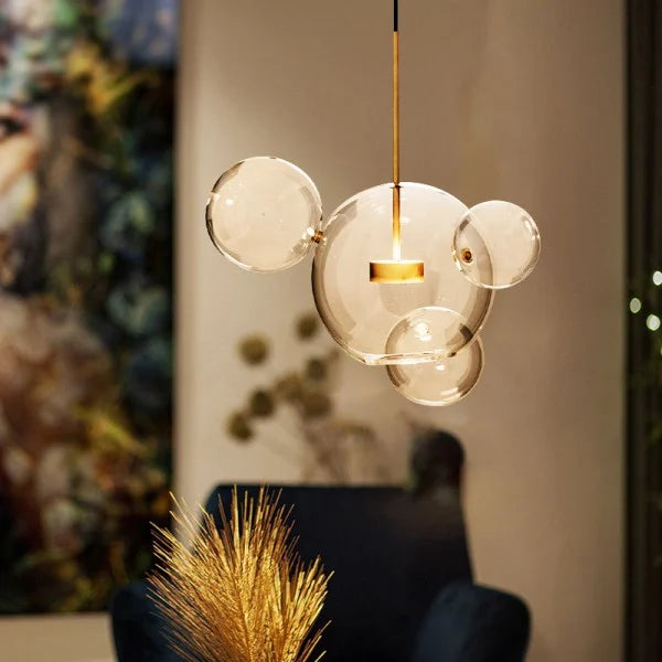 Classic Round Globe Pendant Lamp - Fesara
